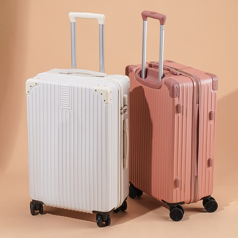 Retro large-capacity men's and women's suitcases 20-inch password case universal wheel suitcase strong trolley case boarding case