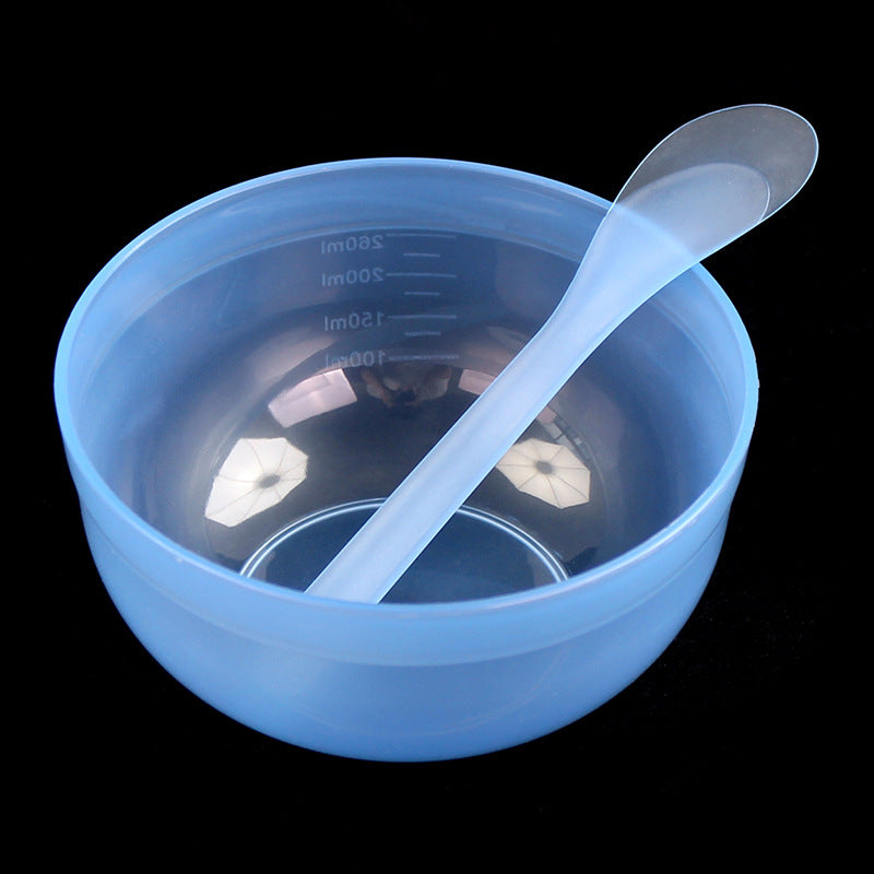 Beauty mask tool set #5: mask bowl + mixing spoon & spatula, makeup bowl, beauty supplies, spa mask mixing bowl set