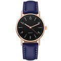 Rose gold black blue belt