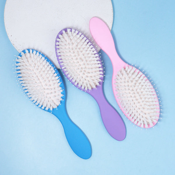 Cross-border manufacturers wholesale white nylon wool air cushion comb matte comb airbag comb modeling portable hair comb