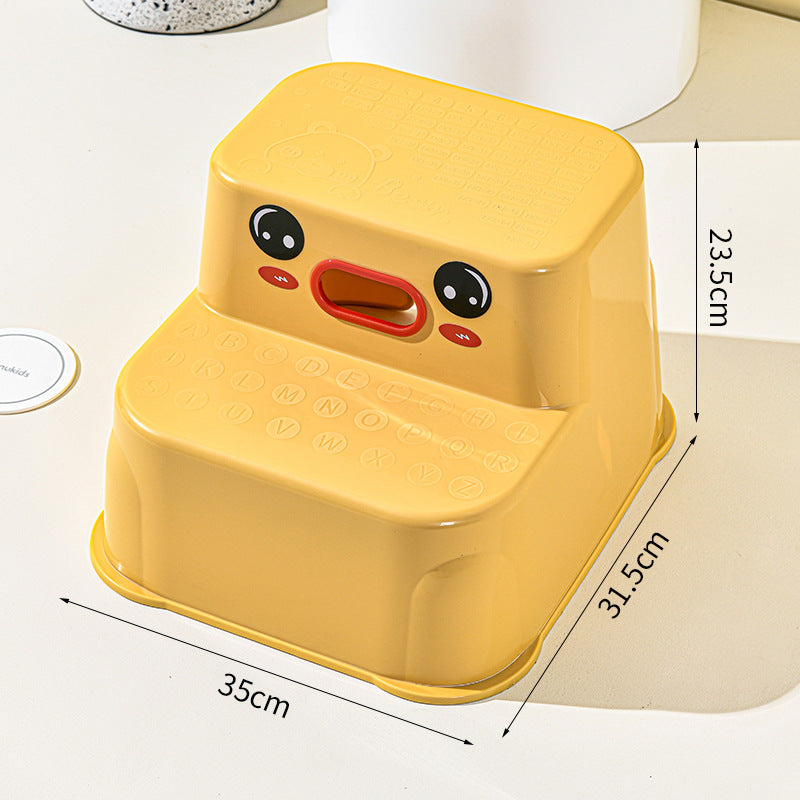 Children's footstool Multifunctional plastic non-slip Baby hand washing Step stool Household bathroom Footstool Footstool