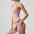 padded dress bottom pants breathable quick-drying outdoor fitness sports running fashion tape tennis skirt for women