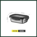304 stainless steel food storage container - refrigerator & freezer safe, vacuum-sealed lunch box, food preservation container, rice box, and kimchi jar