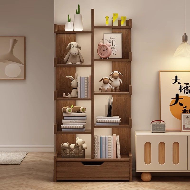 Bookshelf floor-standing storage rack simple small bookshelf for homepopular book storage rack display shelf living room storage rack