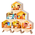 Diy miniature house scene handmade ornament art house mini boy girl assembly toy birthday gift