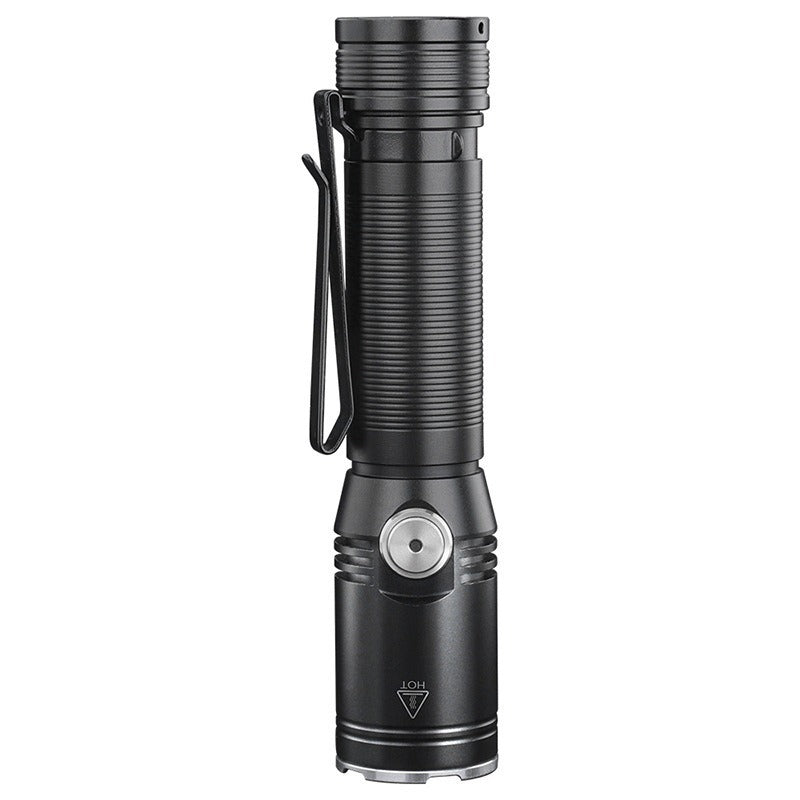Cross-border new white laser long-range flashlight, strong light charging, super bright outdoor convenient emergency light, patrol flashlight