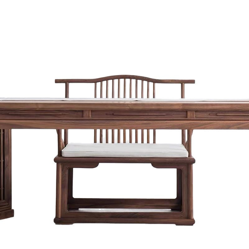 Chinese elm tea chair master antique Taishi chair single household chair armchair tea room back chair official hat solid wood