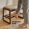 Solid wood entrance door shoe changing stool accessible luxuryclassy sense shoe cabinet stool all-in-onefor home can sit storage bench bench