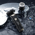 magnetic floating veneer 3-blade electric shaver men's full body washable usb fast charging beard razor gift box