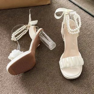summer new arrivals: plus-size women's high-heeled sandals for cross-border e-commerce. sizes 34-42 available. wholesale options available. dropshipping to  and