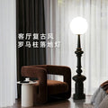 Roman column floor lamp living room retro american accessible luxuryclassy bedroom atmosphere lamp medieval french vertical table lamp