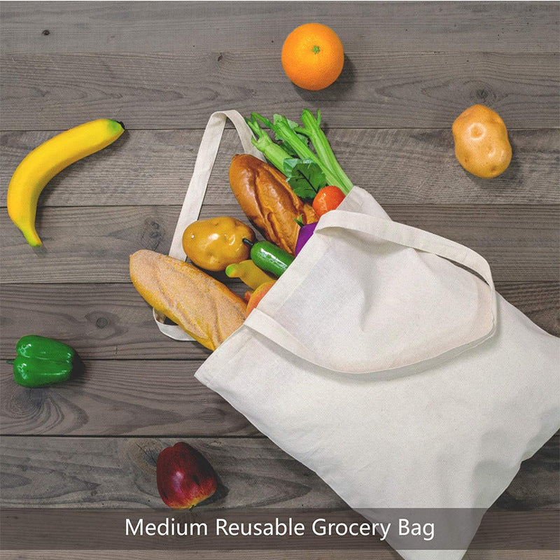 Shopping bag Large capacity foldable storage Travel portable environmentally friendly grocery shopping bag Thickened portable simple cloth bag