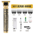 Electric waterproof engraving detachable battery hairdresser oil head electric clipper for home travel shaving electric clipper