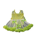 Baby girl swimsuit cute one-piece suspender swimsuit for children and small children hot spring mesh skirt style one-piece swimsuit surfing