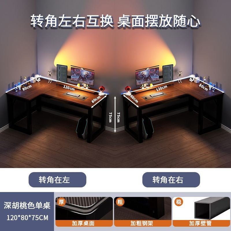 Corner computer desk for homel-shaped study table casual bedroom study table study corner desk