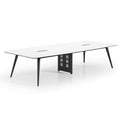 Conference table set: modern minimalist design for small meeting rooms, training, negotiations, live streaming, and office workstations