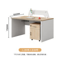 Saint li staff office desk and chair set - minimalist office furniture, employee computer desk and chair