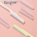 Keqi 3-piece eyebrow trimming razor, imported from japan, high-grade stainless steel, professional eyebrow trimming razor, sharp and professional three-color suit