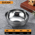 304 stainless steel double-walled insulated bowl - perfect for home, kindergarten, and kids' mealtime. soup bowl available with custom logo