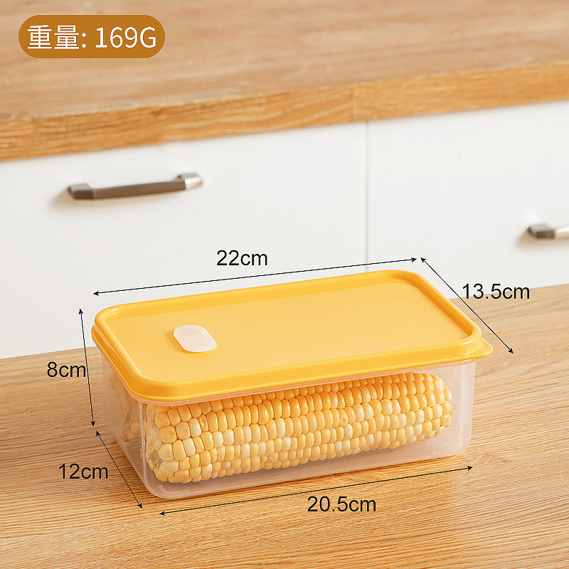 Kitchen Food Refrigerator Storage Box Transparent Sealed Fruit Food Fresh-keeping Box Food Grade Plastic Japanese Bento Box