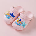 "cloud-like comfort: boys' and girls' cartoon clogs - thick-soled, non-slip, outdoor sandals for kids - new summer collection"