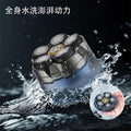 Magnetic rotary head shaver - the ultimate head shaving gadget! hair clipper, full body washable, type-c fast charging