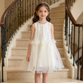 Princess dress  new girls' dress summer chic girls' skirt little girl's stunning sequin mesh dress