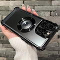 Black [single magnetic magnifying glass]