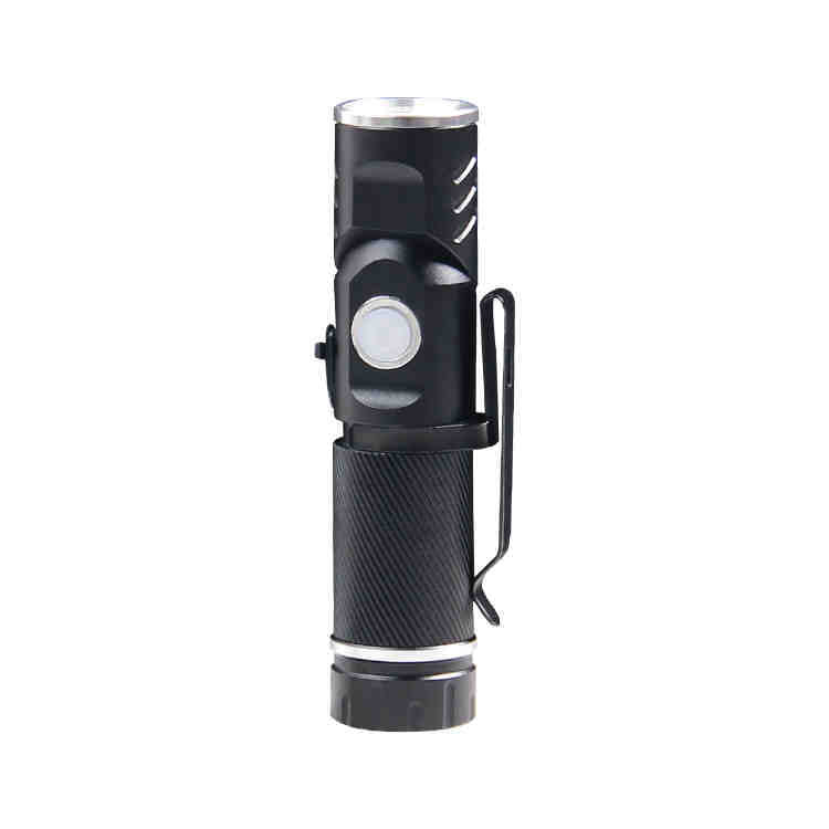 Cross-border new elbow xpg lamp bead c port usb charging magnetic suction pen buckle working light LED strong light flashlight
