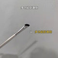 New angled blade eyeliner brush - sickle flat ultra-thin fine tip - eyelid to under eye (aegyo sal) brush - makeup brush beauty tool