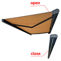 Shun caida heavy-duty electric full box retractable awning canopy for villas, patios, and outdoor sun protection - export model