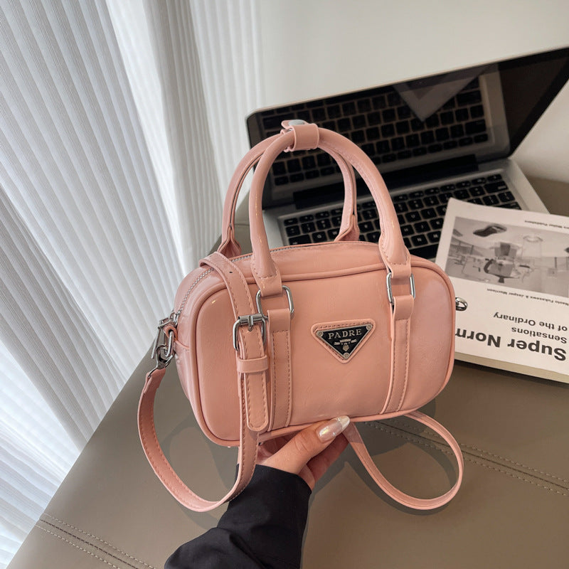 Retro handbag bag women's fashion new versatile bowling pillow bag  explosion shoulder messenger bag women's bag