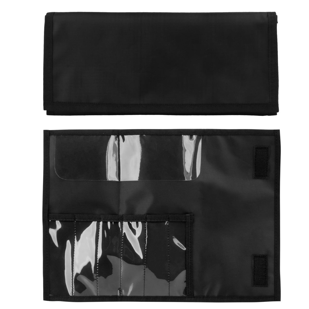 Six-piece hair comb storage bag, hair kit, comb set bag, portable handheld hair cutting comb, scissor bag.