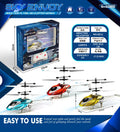 Remote control toy airplane 3.5 channel alloy rc helicopter, durable and crash-resistant with lights - cross-border wholesale
