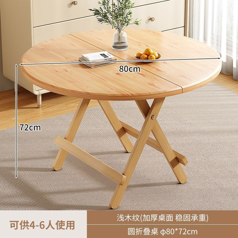 Folding tablefor homedining tableoutdoor night market portable stall square tablesimple small apartment rental house dining table and chairs