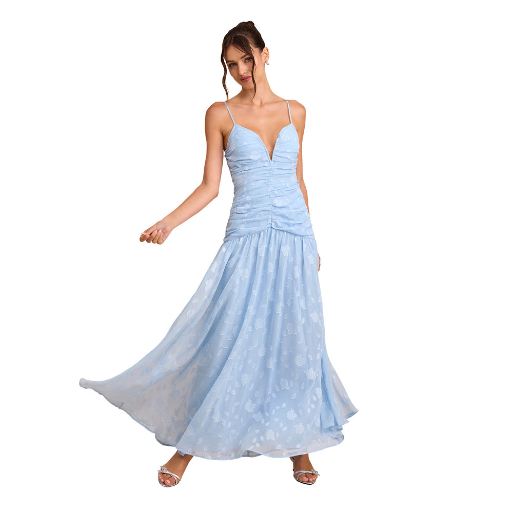 C7749 cross-border    new women's french style floral print elegant vacation dress
