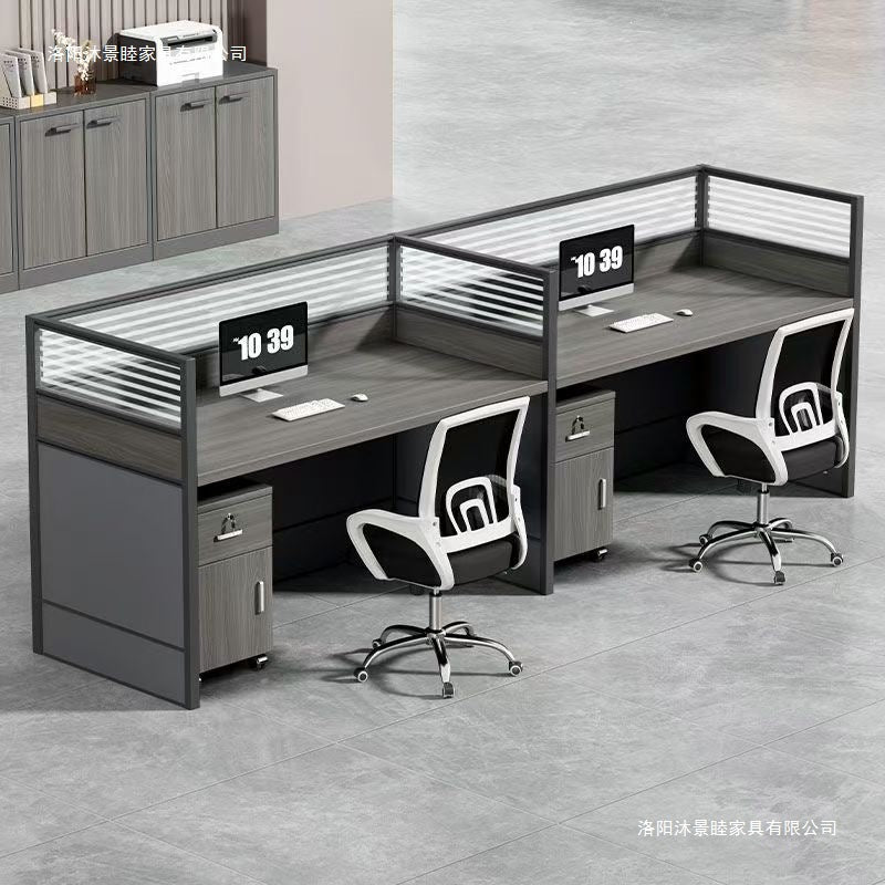 Computer desk staff slot office modern casual four, six, eighty-person slot combination screen booth desk slot