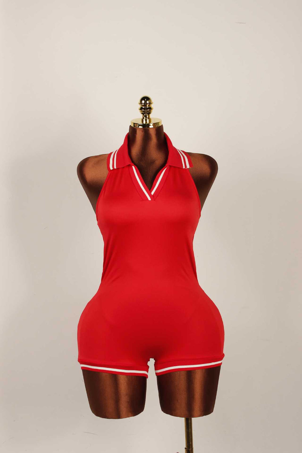 spring european and american cross-border fashion sexy hot girl sleeveless solid color backless halter bodysuit shorts