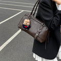 Vintage niche underarm bag 2025 new autumn/winter fashion korean style handbag commuter bag versatile large capacity tote bag