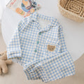 Kids stand collar pajamas fall and winter pure cottonlong sleeves baby home clothes boys and girls new arrivalautumseparatessuit