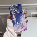 Starry sky ballet gift phone case - anti-fingerprint, compatible with iphone 17 pro, apple 16, large view window protective cover