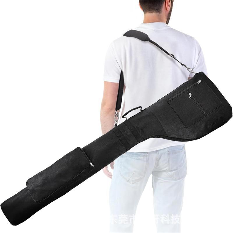 Portable golf club bag mini golf satchel club bag green bag crossbody shoulder bag half set of club bag