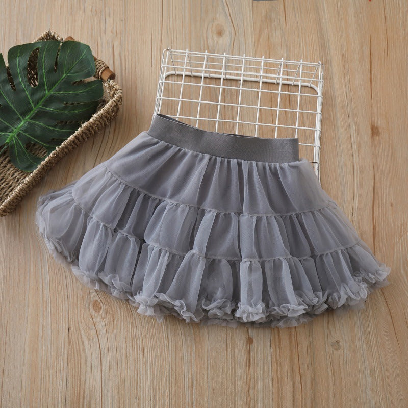 autumgirl skirt tutu skirt cute skirt tutu skirt mesh skirt