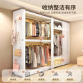 Open wardrobe clothes hanger warehouse shelf wardrobe for home bedroom cloakroom wardrobe adjustable bedroom steel heavy