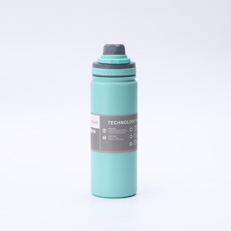 insulated space kettle 18/25oz large capacity insulated cup 304 stainless steel outdoor sports kettle wholesale