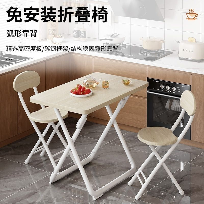 Folding chair popular simple folding stool for home dining chair dormitory outdoor chair white negotiation chair portable training chair