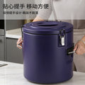 Stainless steel commercial insulation bucket large capacity special milk tea soy milk rice bucket for stall household storage sealed bucket