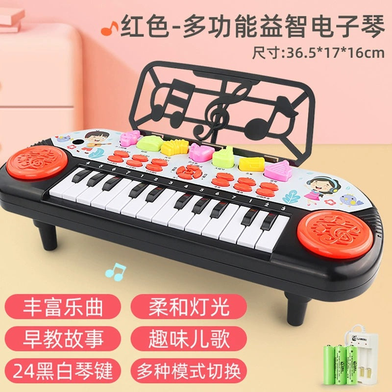 Beginner-friendly piano toy for kids - educational electronic keyboard for boys and girls - perfect birthday gift for ages 1-3-6