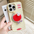Magnetic solar case for apple 16 pro - ping pong phone case with iphone 13 badminton stand protective cover