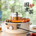 Household peripheral stove for tea cooking, electric oven, portable multi-functional small can tea stove, barbecue stove, electric carbon dual-use all-in-one